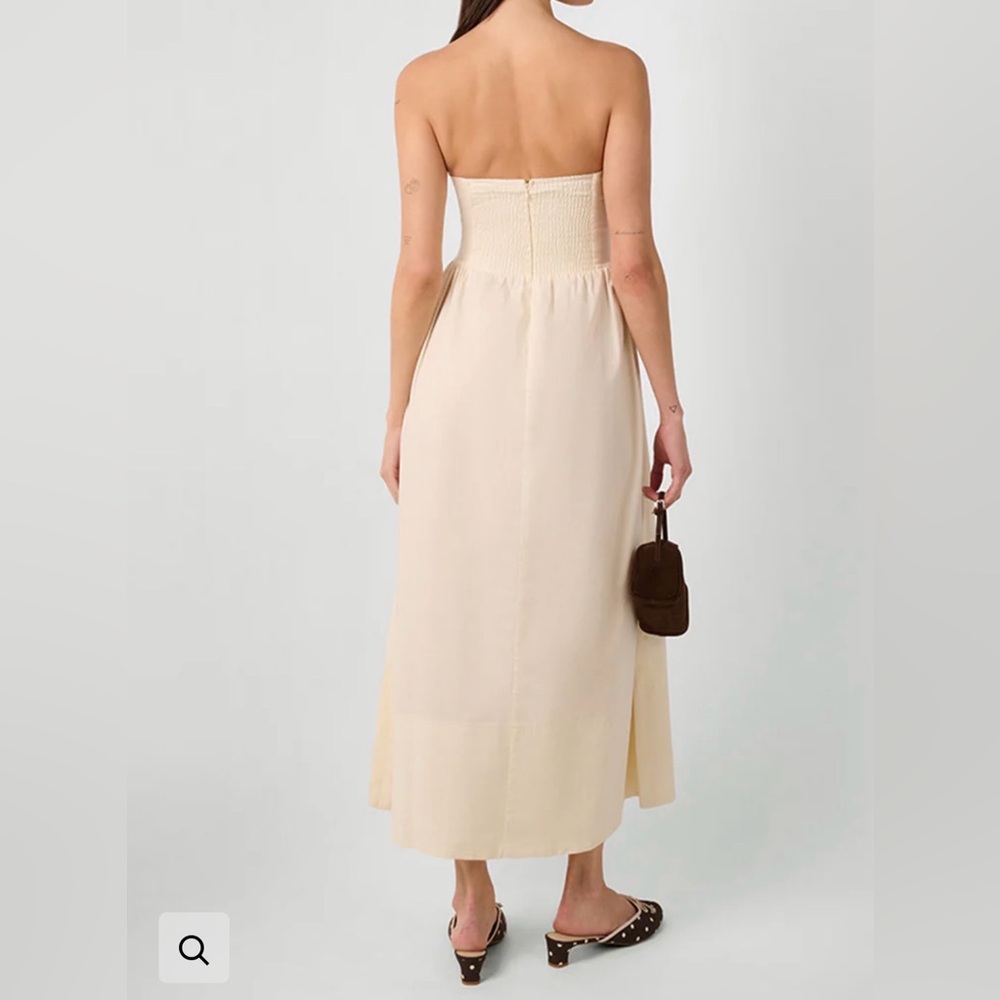 WeWoreWhat Strapless White Midi Dress - Picture 6 of 11